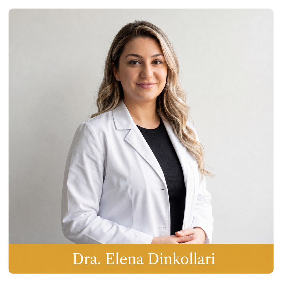 Dra. Elena Dinkollari, médica dermatologista