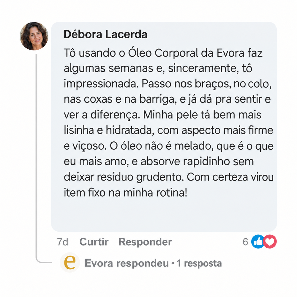 Comentário no Facebook