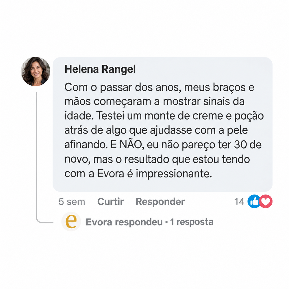 Comentário no Facebook