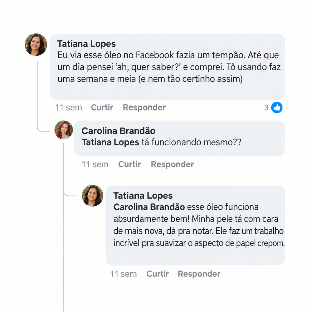 Comentário no Facebook